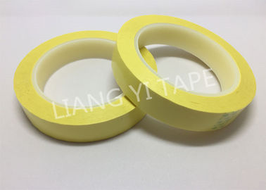 Bande jaune-clair d'isolation adhésive acrylique de film de polyester