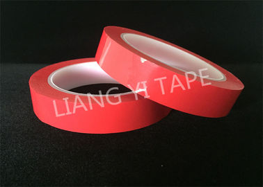 Bande d'épissure de papier adhésive acrylique de couleur rouge avec le film de Mylar de polyester