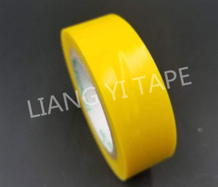 Bande électrique jaune d'isolation de PVC d'adhésif en caoutchouc épaisseur de 0.10mm - de 0.22mm