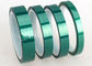 Bande résistante thermique adhésive acrylique verte, bande adhésive de barrière de chaleur de silicone