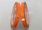 Bande électrique orange de résistance à hautes températures avec l'adhésif sensible à la pression acrylique
