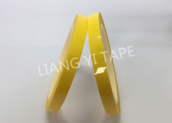 Rubans isolants adhésifs en film de polyester jaune de 66 m de long SGS