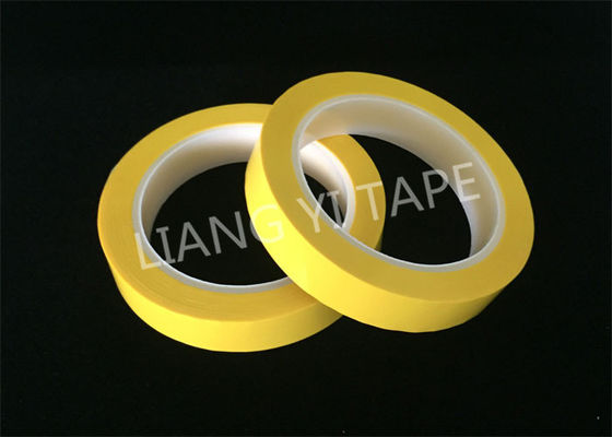 Rubans isolants adhésifs en film de polyester jaune de 66 m de long SGS